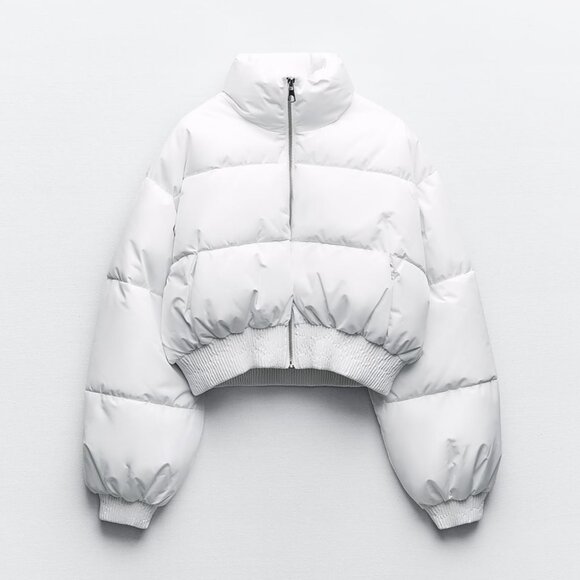 white crop bomber - Picture 3 of 13